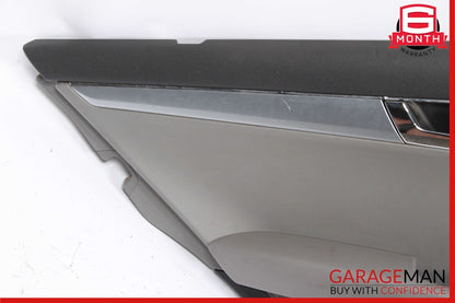 08-14 Mercedes W204 C350 C250 Rear Left Interior Door Panel Assembly Grey