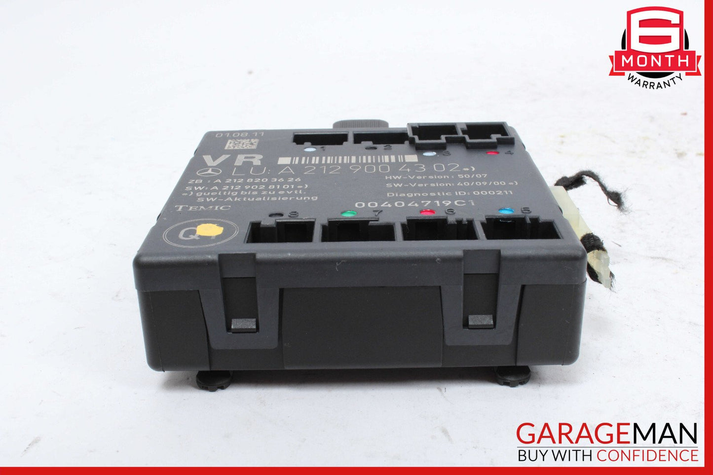 08-18 Mercedes W204 C250 E550 E400 Front Right Side Door Control Module OEM