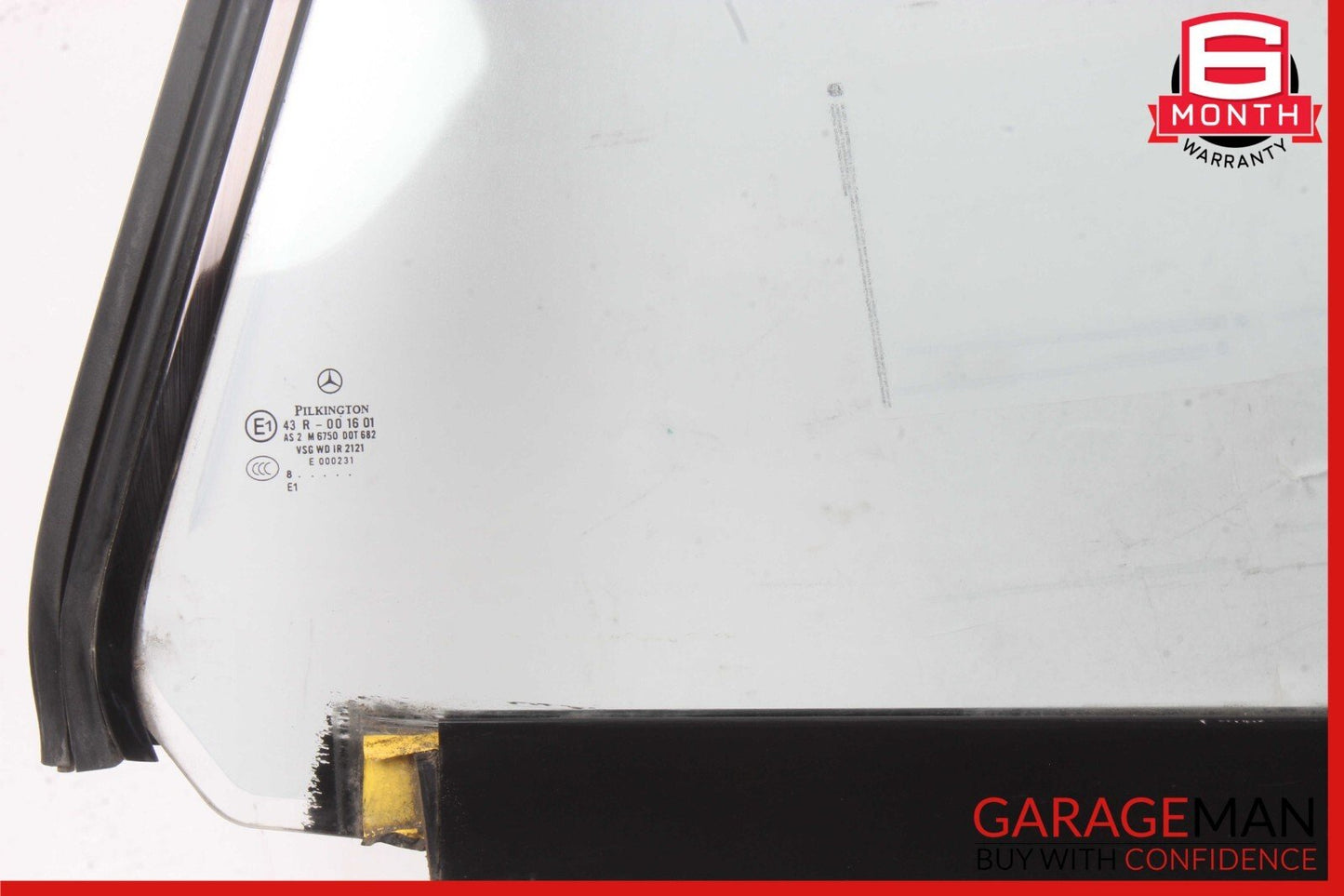 07-14 Mercedes W216 CL550 CL600 Rear Right Side Door Quarter Window Glass OEM