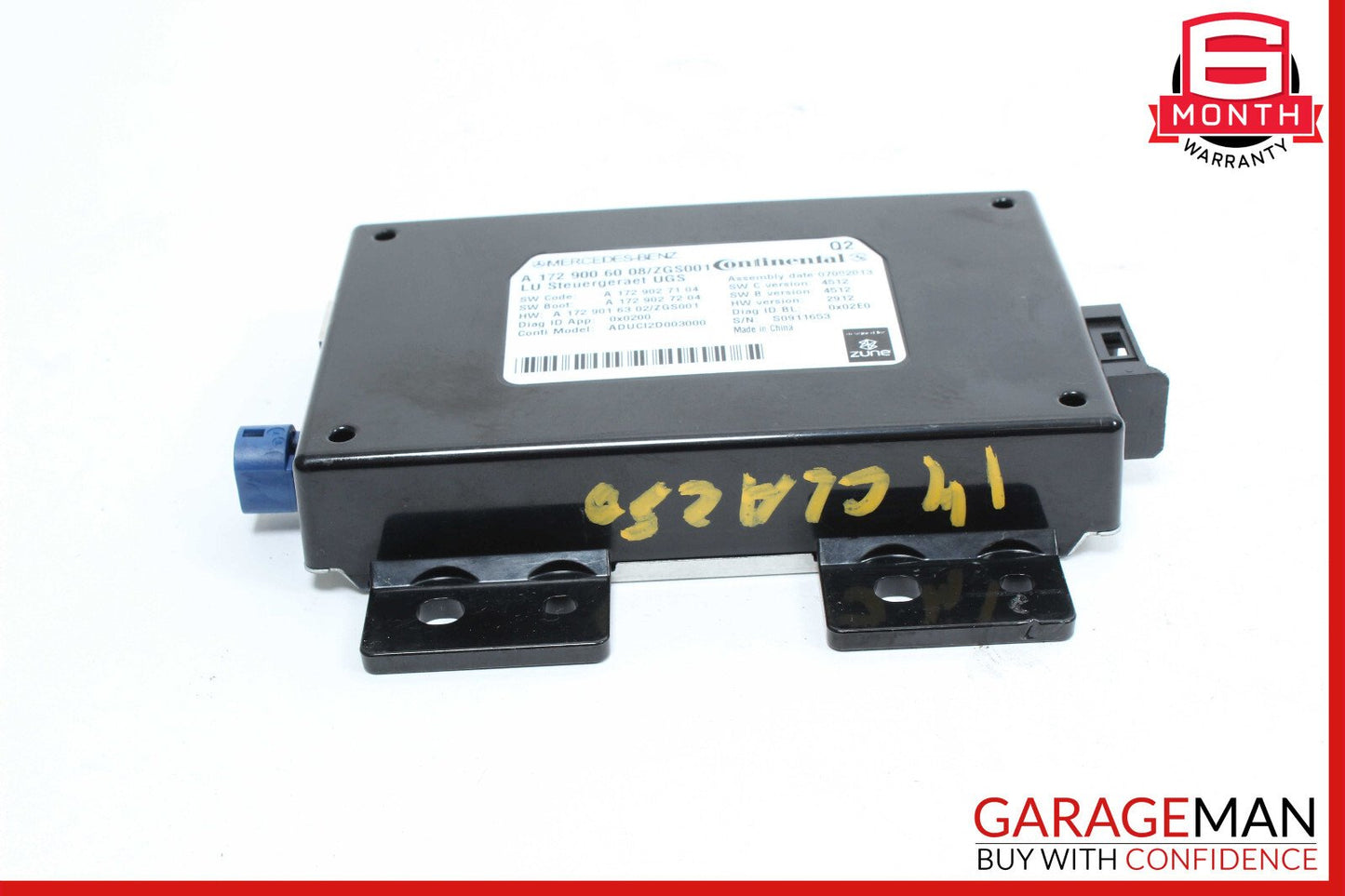 12-20 Mercedes W117 CLA250 C350 Communication Control Module 1729006008 OEM