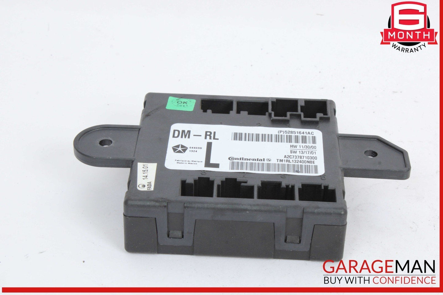 14-17 Maserati Quattroporte S Rear Left Driver Side Door Control Module Unit OEM
