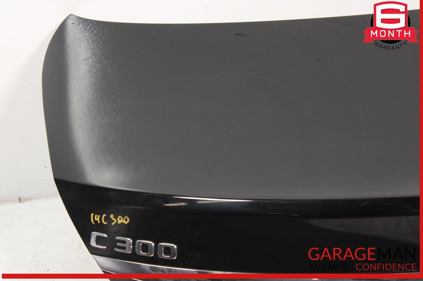 15-21 Mercedes W205 C300 C43 C63 AMG Rear Trunk Lid Shell Cover Panel Black OEM
