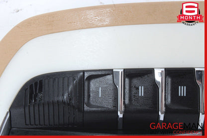 10-18 Porsche Panamera 970 Cayenne 958 Front Overhead Dome Light Lamp Assy Beige