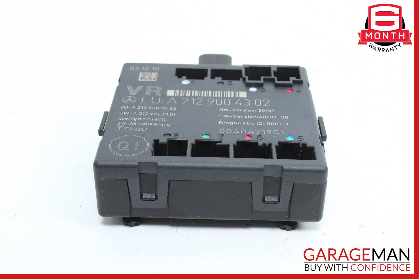 08-18 Mercedes W212 E350 C300 Front Right Passenger Side Door Control Module OEM