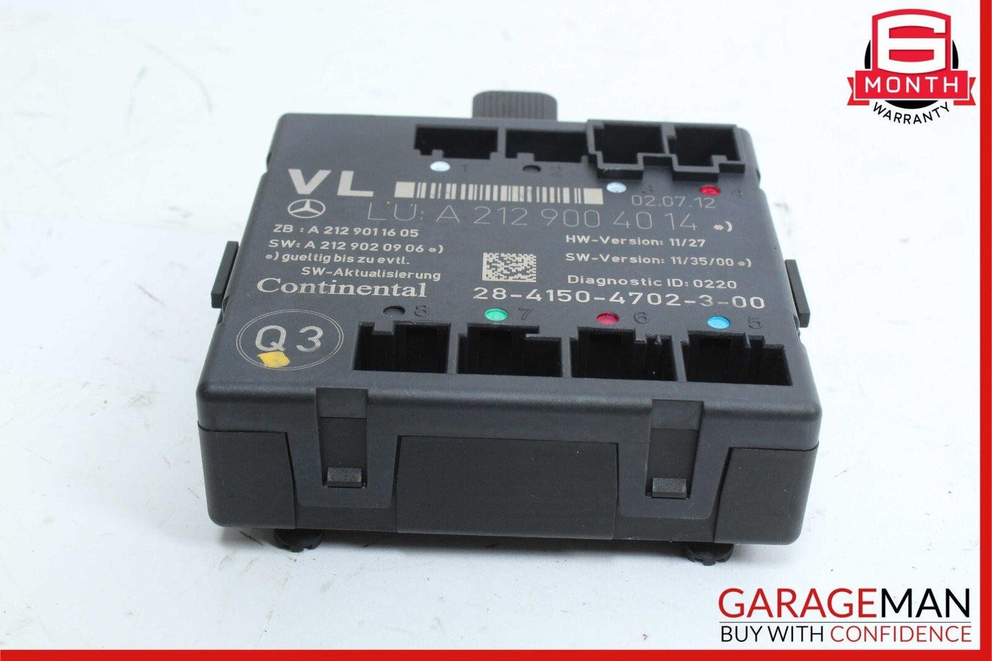 08-18 Mercedes W204 C250 C300 CLS550 Front Left Side Door Control Module OEM