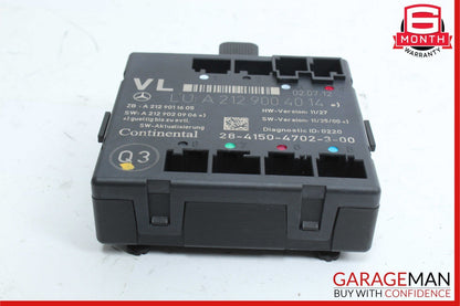 08-18 Mercedes W204 C250 C300 CLS550 Front Left Side Door Control Module OEM