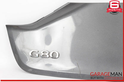 15-19 Hyundai Genesis G80 Rear Trunk Deck Lid Panel License Molding Trim OEM