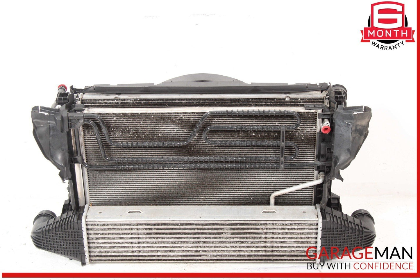 08-14 Mercedes W204 C250 E550 Engine Radiator Condenser Cooling Fan Motor Assy