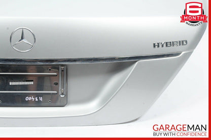 07-13 Mercedes W221 S550 S600 S63 AMG Trunk Lid Shell Silver OEM