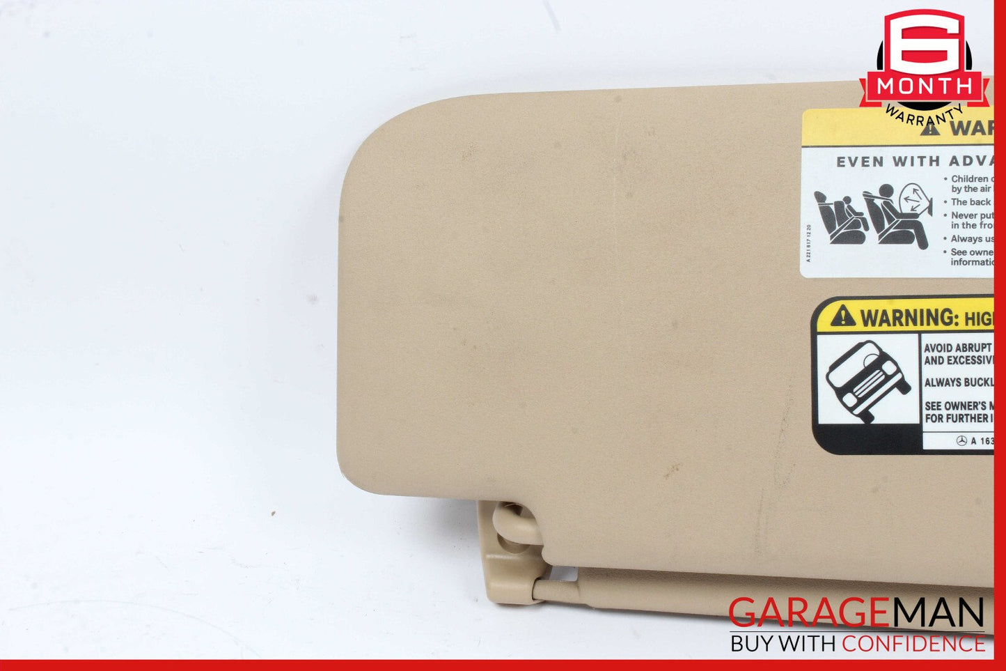 06-12 Mercedes X164 GL450 ML350 Front Left Side Sun Visor Sunvisor OEM