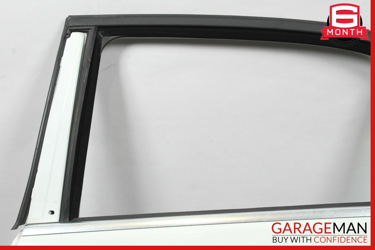 10-16 Mercedes W212 E500 Rear Left Driver Side Exterior Door Shell White OEM