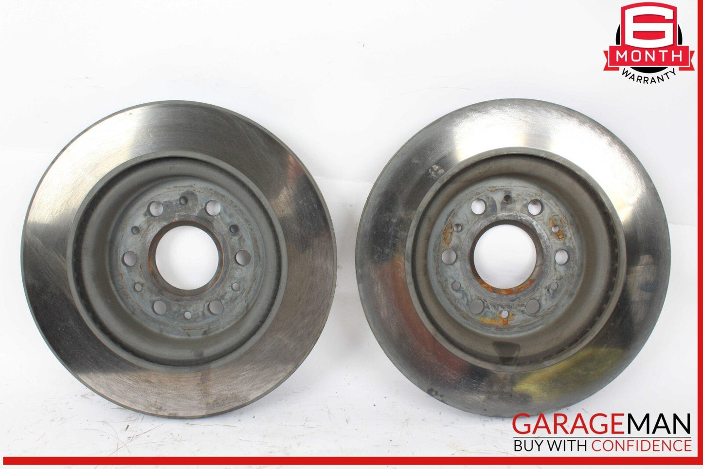 17-23 Cadillac XT5 Rear Left & Rear Right Side Disc Brake Rotor Rotors OEM