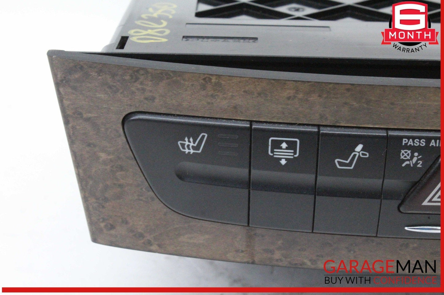 07-09 Mercedes W211 E350 CLS550 E63 AMG Hazard Switch Control Panel Wood OEM