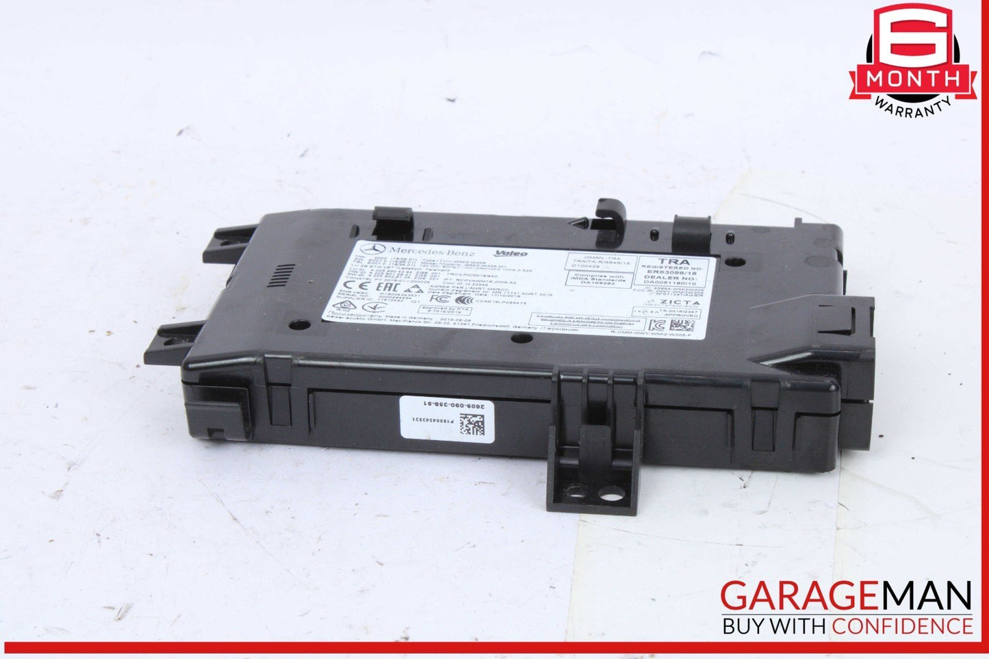 15-21 Mercedes W205 C300 Wireless Phone Charging Unit Control Module Unit OEM