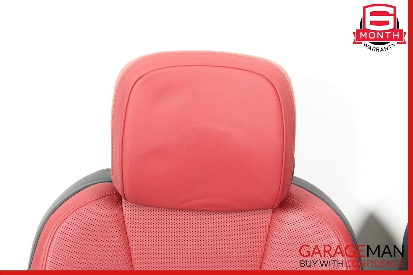 15-24 Porsche Macan 95B Front Right & Left Complete Seat Set of 2 Pc Red OEM