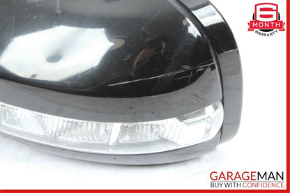 07-09 Mercedes W211 E350 E320 Front Left Side Mirror Door Rear View Black OEM
