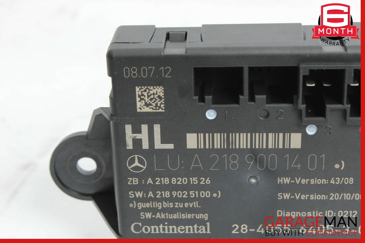 08-14 Mercedes W204 C300 C350 Rear Left Side Door Control Module 2189001401 OEM
