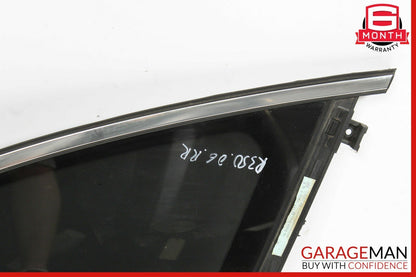 06-13 Mercedes W251 R350 R500 Rear Right Passenger Side Quarter Window Glass OEM