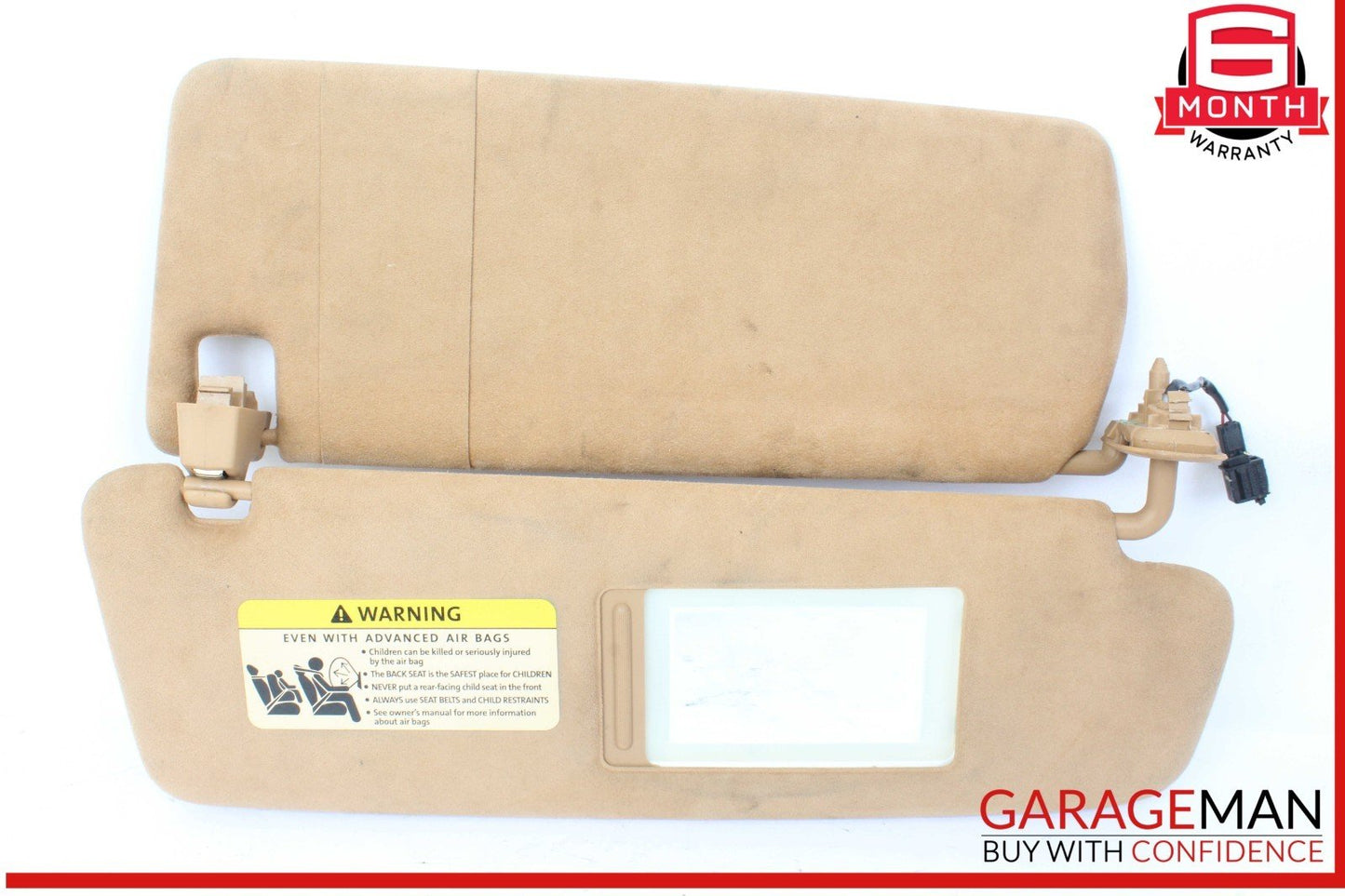 03-10 Porsche Cayenne 955 957 Front Right Side Sunvisor Sun Visor Shade OEM