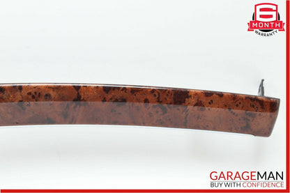 07-09 Mercedes W221 S550 Front Dashboard Trim Panel Cover Bezel Wood OEM