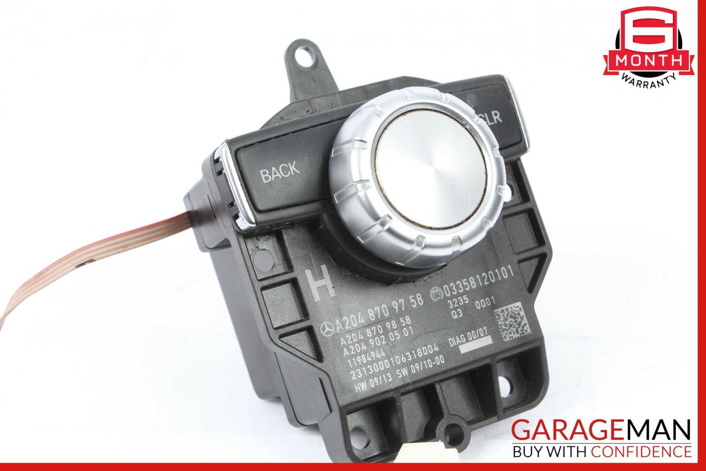 12-14 Mercedes C250 E550 Center Console Head Unit Controller Knob Multi Switch
