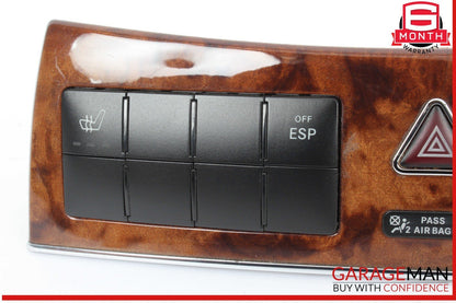 05-09 Mercedes W209 CLK350 Dash Heated Seat ESP Hazard Light Controller Switch
