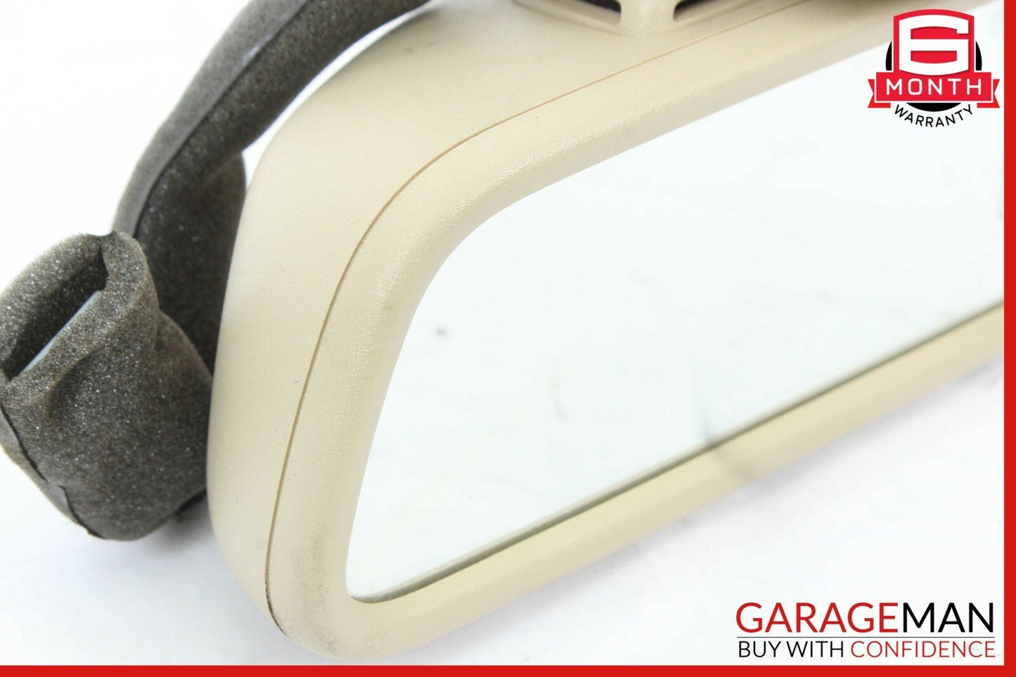 08-14 Mercedes W204 C300 Top Upper Rear View Mirror Assembly Beige