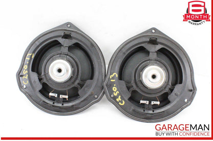 08-14 Mercedes W204 C250 CGI Front Right & Left Door Sound Speakers Set of 2 OEM
