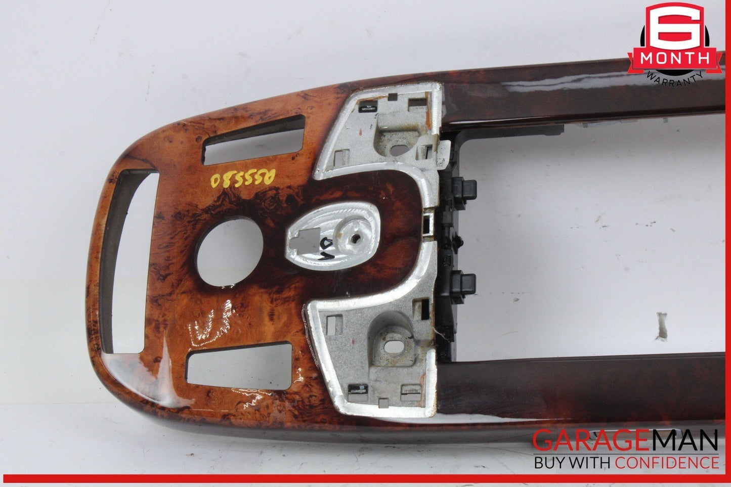07-09 Mercedes W221 S550 CL600 Center Console Trim Bezel Wood 2216800234 OEM