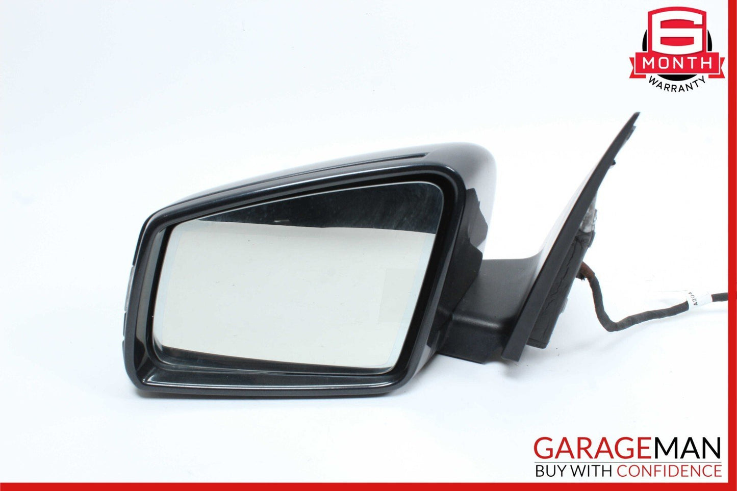 12-14 Mercedes W204 C250 Front Left Side Mirror Rear View Door Magnetite Black