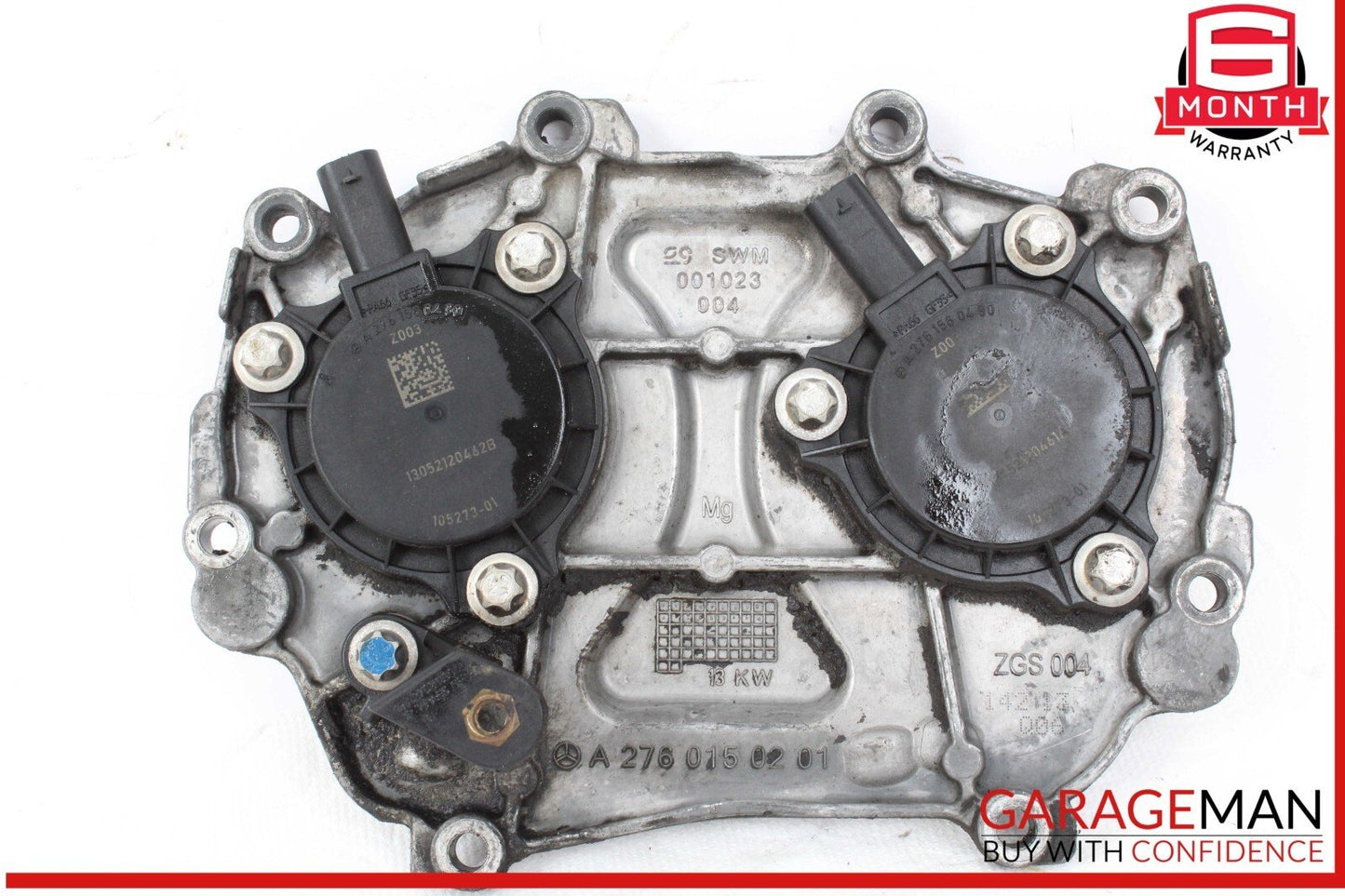 12-18 Mercedes X166 GL450 Front Right / Left Engine Timing Chain Cover Plate