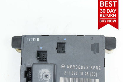 03-06 MERCEDES W211 E55 AMG REAR RIGHT PASSENGER DOOR CONTROL MODULE A109 OEM