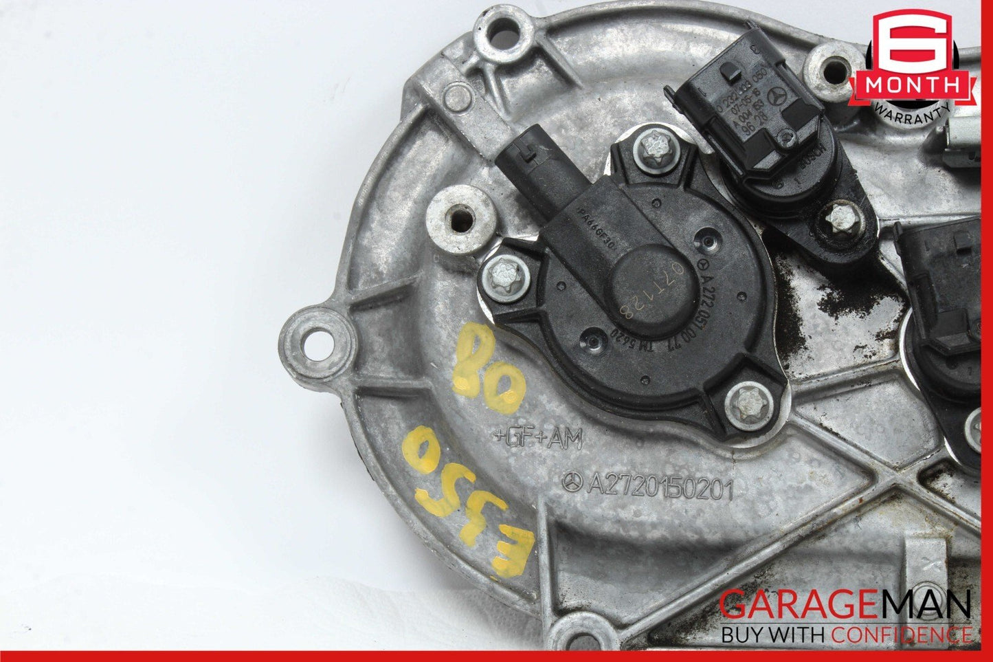 05-13 Mercedes W211 E350 E550 Front Left Side Engine Timing Chain Cover Plate
