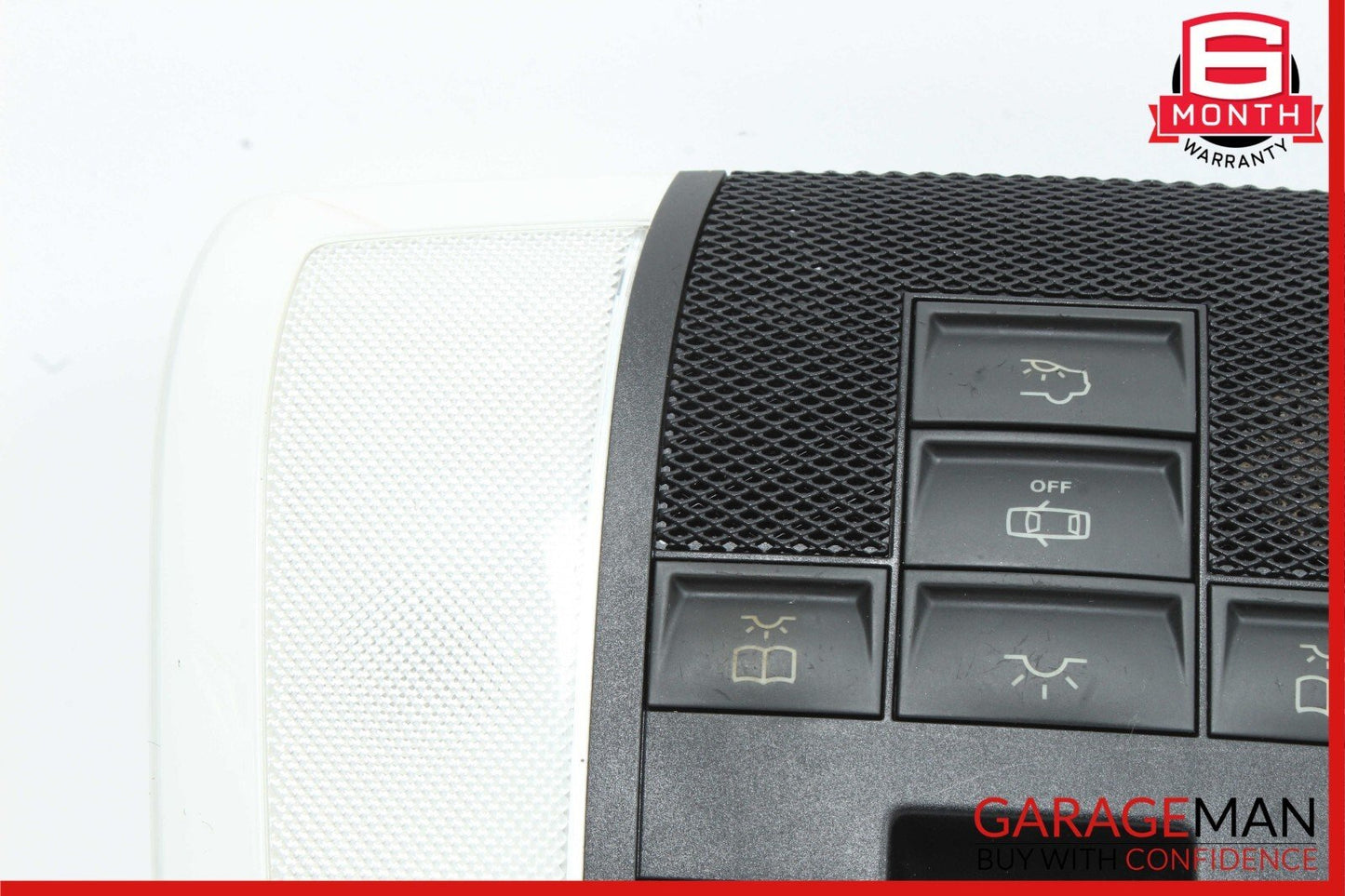 11-14 Mercedes W204 C250 C63 AMG Front Top Upper Overhead Dome Light Lamp Black