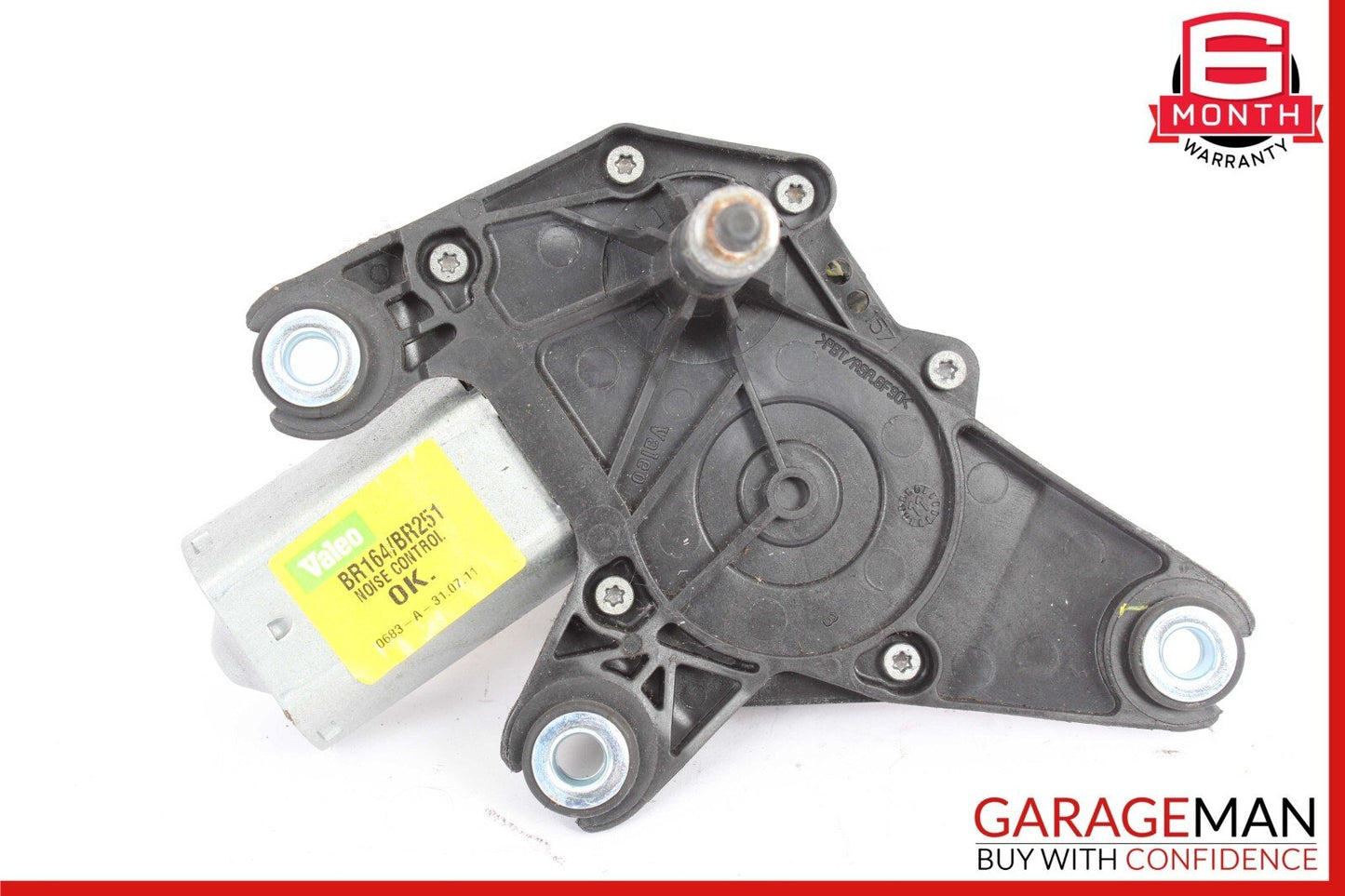 06-19 Mercedes W164 ML350 GL450 GL550 Rear Glass Windshield Wiper Motor Unit