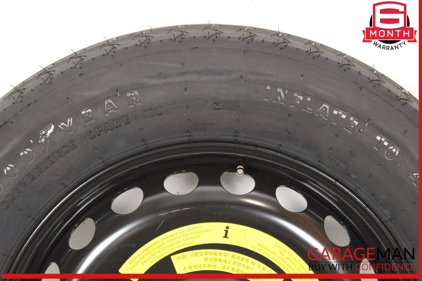 07-20 Mercedes X164 GL450 ML550 Emergency Spare Tire Wheel Donut Rim 19" 19 OEM