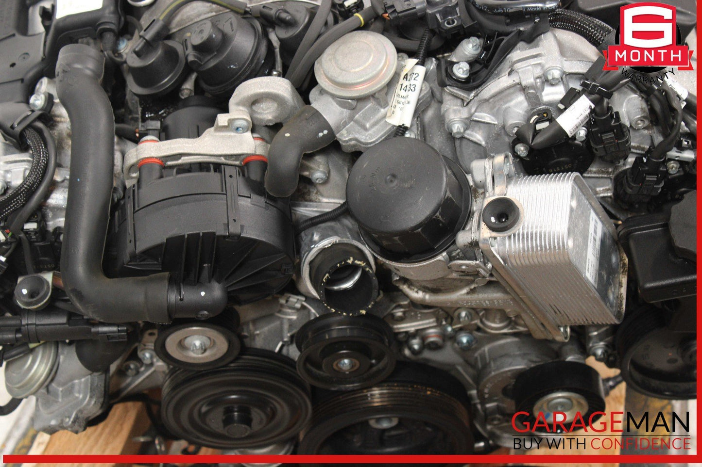 06-11 Mercedes R171 SLK280 3.0L V6 M272 Engine Motor Block Assembly OEM