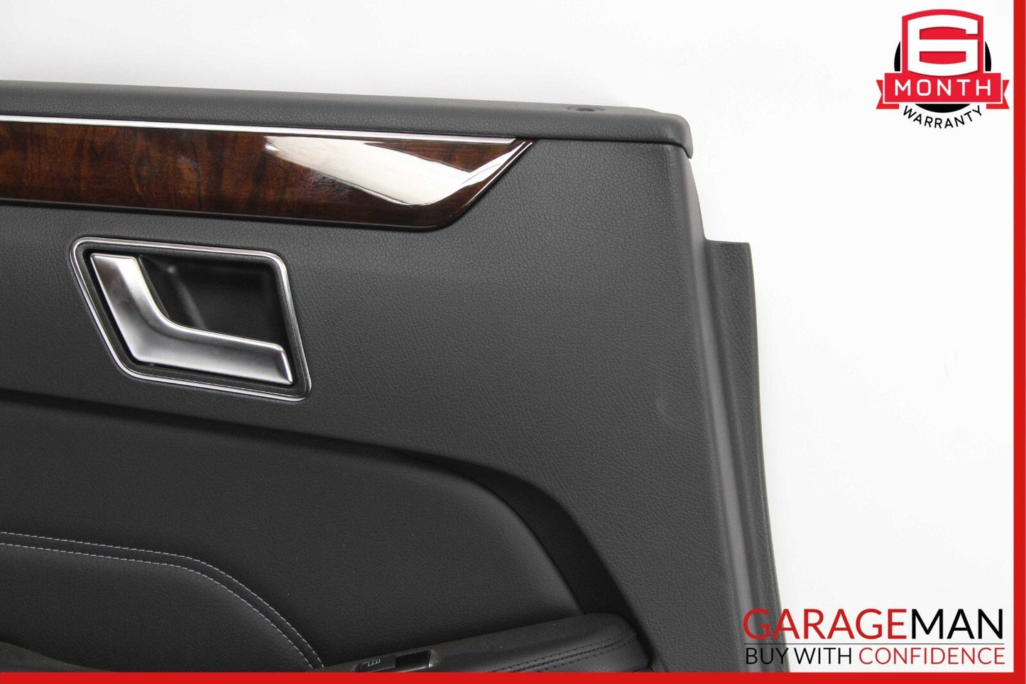 14-16 Mercedes W212 E350 E550 Rear Left Interior Door Panel Trim Cover Black OEM
