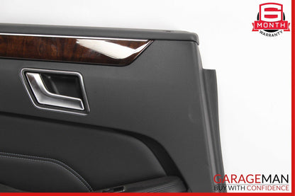 14-16 Mercedes W212 E350 E550 Rear Left Interior Door Panel Trim Cover Black OEM