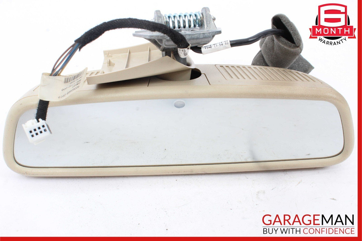08-14 Mercedes W204 C280 C300 C250 Interior Upper Rear View Mirror Beige OEM