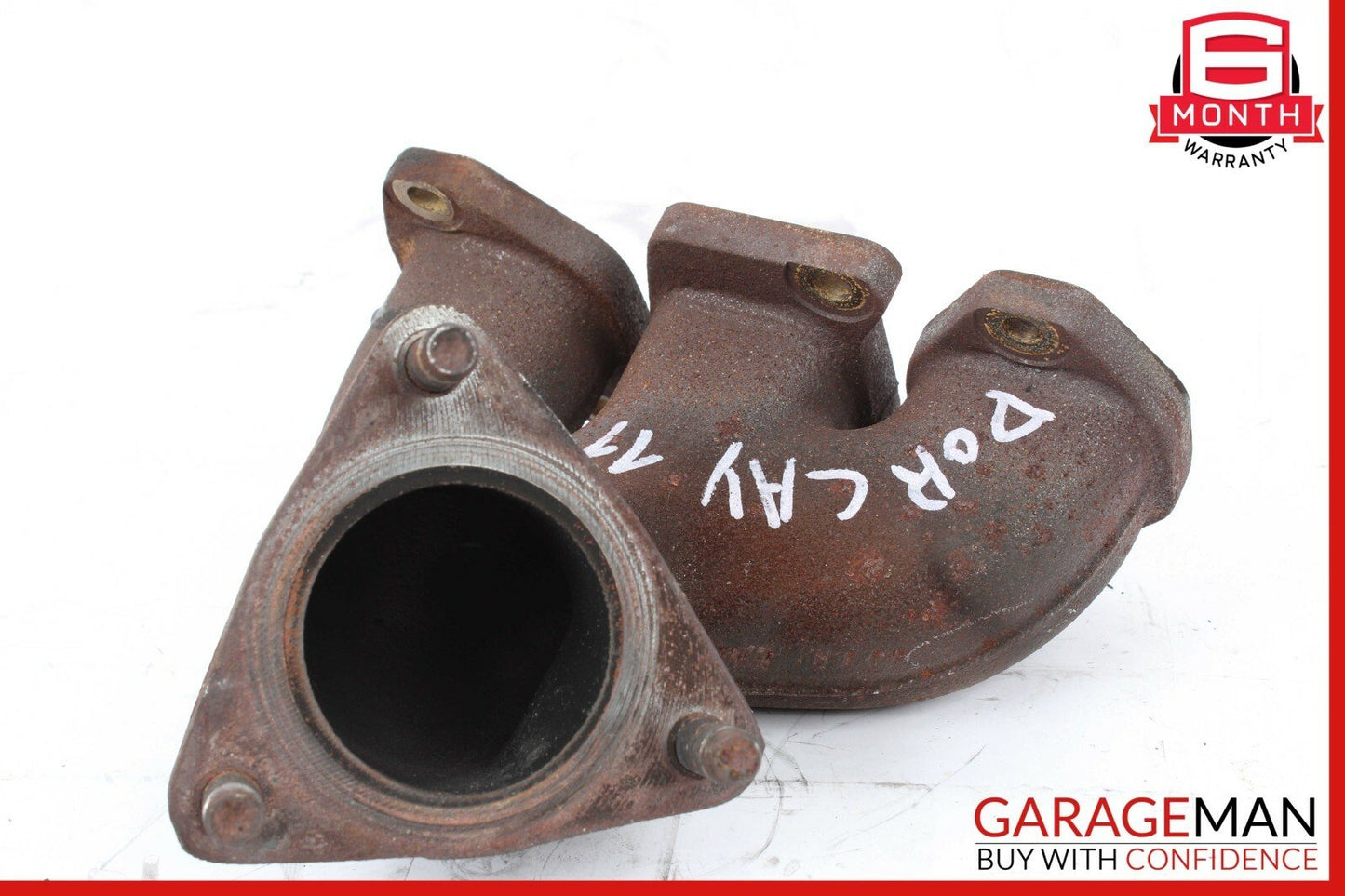 11-18 Porsche Cayenne Motor Engine Rear Exhaust Manifold 03H253031A