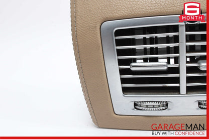 07-14 Mercedes W216 CL550 Rear Center Console AC A/C Air Vent Trim Assy Brown