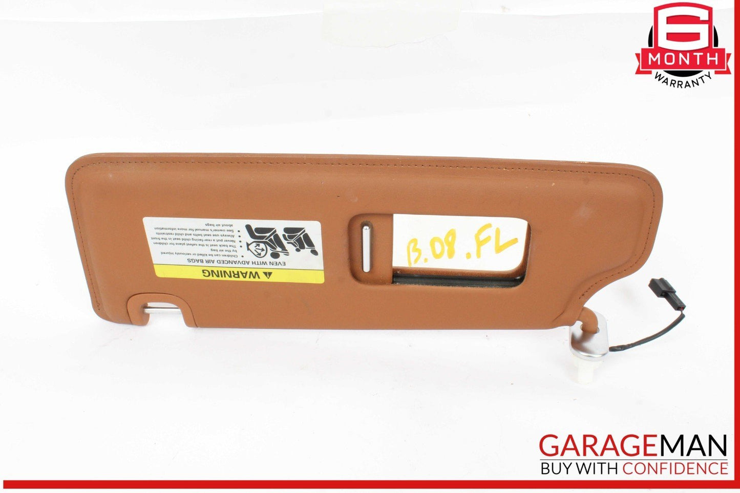 03-18 Bentley Continental GTC Front Left Side Sun Visor Shade Sunvisor OEM