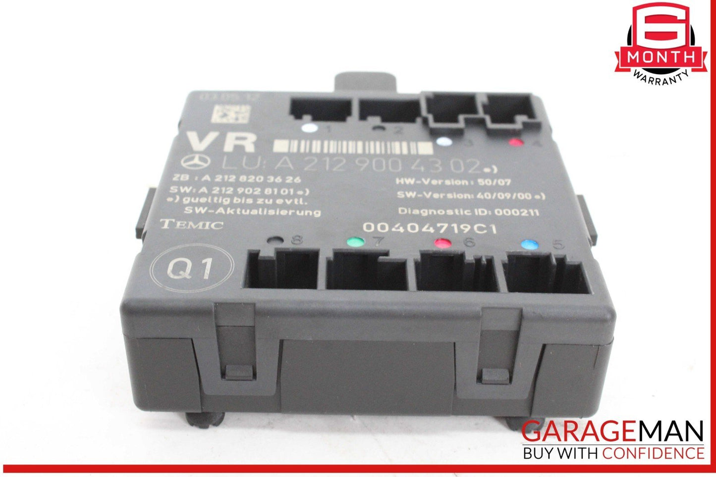 08-14 Mercedes W212 E350 Front Right Passenger Side Door Control Module Unit OEM