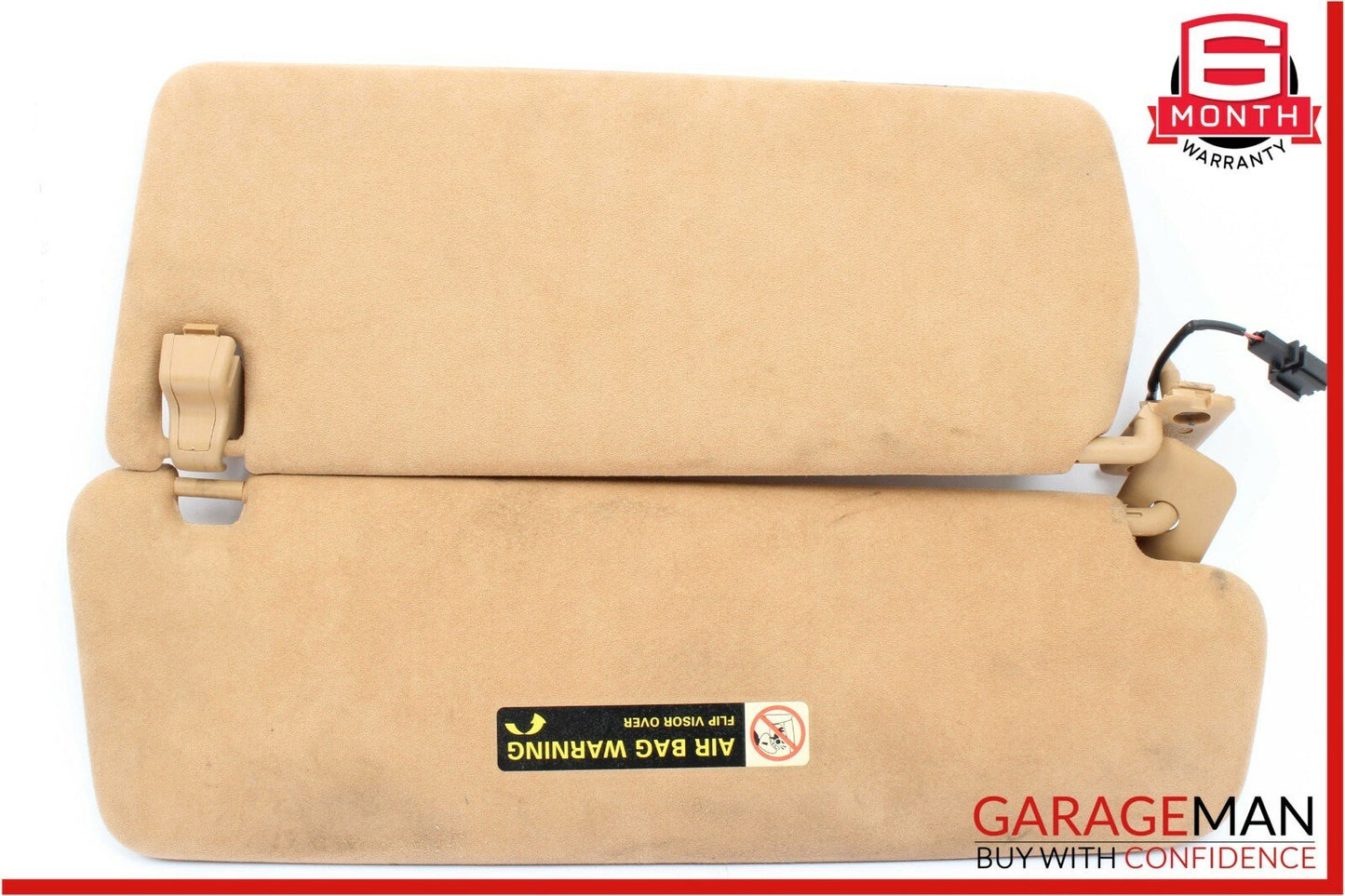 08-10 Porsche Cayenne 957 Front Left Side Sunvisor Sun Visor Shade Alcantara