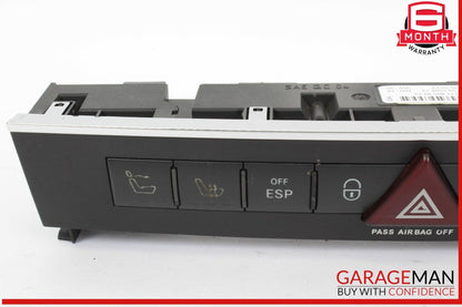 05-11 Mercedes R171 SLK300 Dash Hazard Light Seat Heat ESP Lock Switch Control