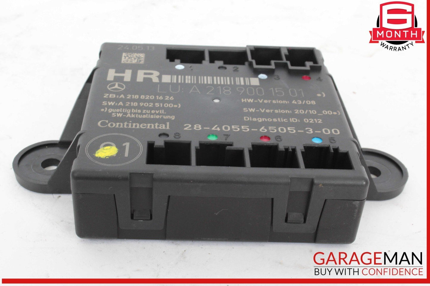 08-18 Mercedes W204 C250 C300 E250 CLS500 Rear Right Door Control Module Unit