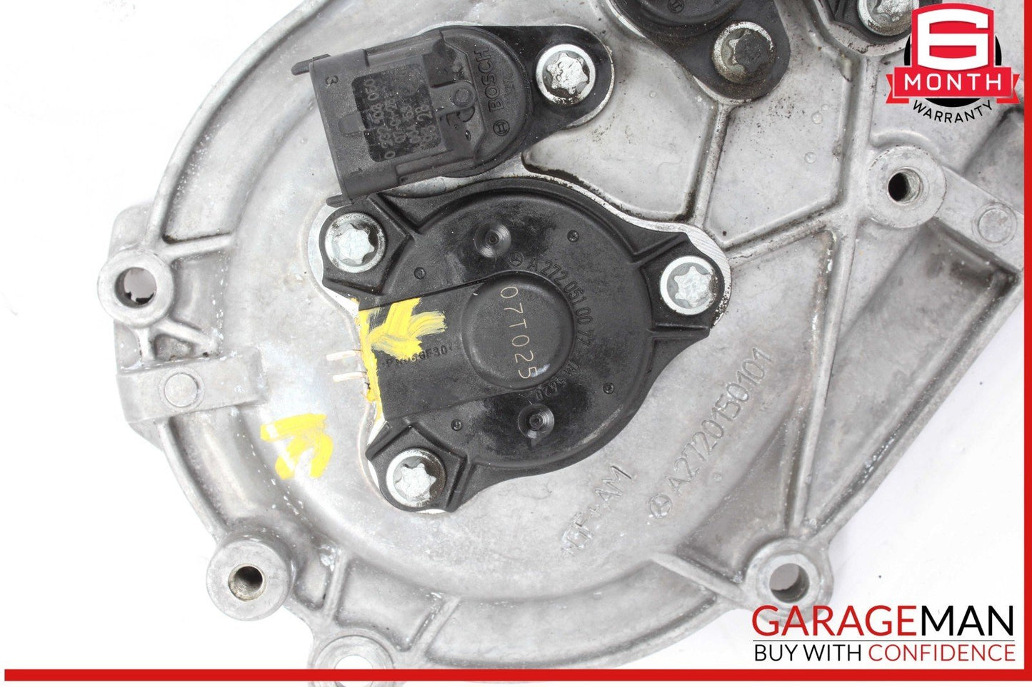 05-13 Mercedes W203 C230 ML350 Front Right Engine Timing Chain Cover Plate OEM