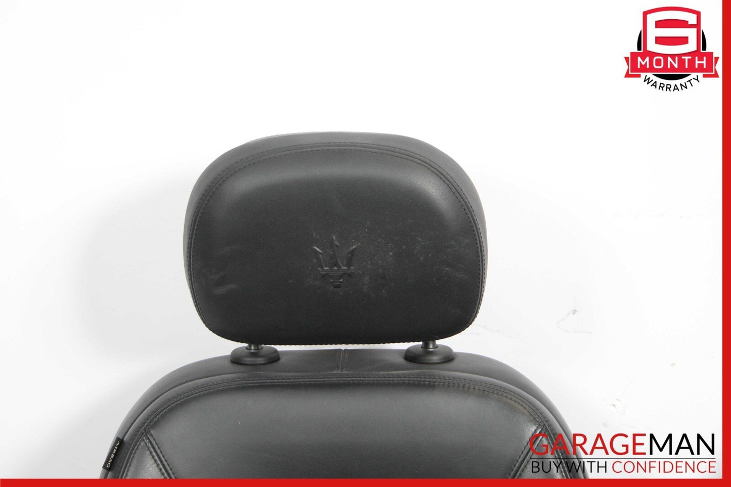 14-17 Maserati Ghibli M157 Front Complete Seat Cushion Cover Assy Set Black OEM