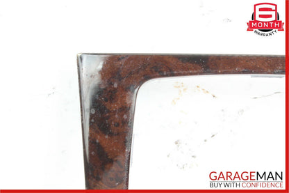 08-15 Mercedes W204 C250 C300 C350 Center Console Shift Shifter Bezel Trim Wood